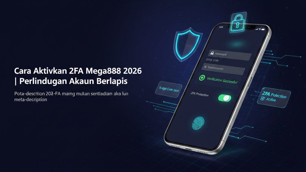 cara aktifkan 2fa mega888